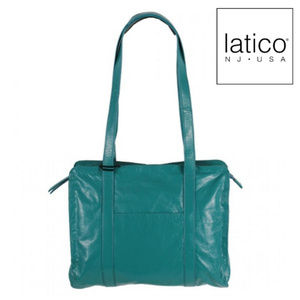 Latico Leather “Delphine” Leather Handbag (GREEN)